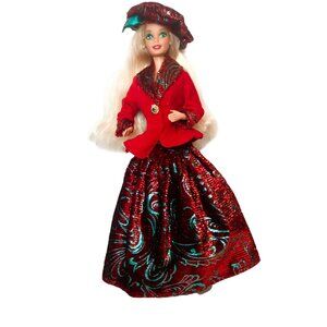 Barbie Seasons Greetings Limited Edition 1994 Doll #12384 Red & Green Outfit